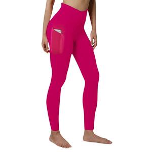 Women's High Waist Elastic Gym Compression Tights Seamless Yoga <b>Leggings</b> Tummy Control Ruched Booty <b>Pocket</b> Taller Ankles-Workout - Product Image 3