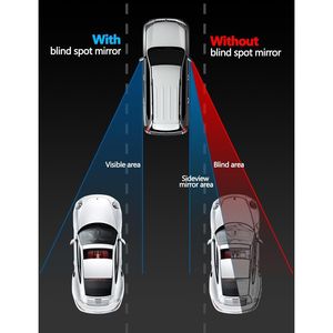 Set di 2 Specchietti Retrovisori Grandangolari Convessi Adesivi Regolabili per Auto, Specchietti Laterali per Punti Ciechi - Product Image 5
