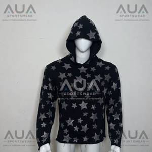 Sweat-shirt à capuche blanc pour homme avec doublure camouflage bleue, logo brodé, poche avant, vêtement décontracté d'automne, coupe classique - Product Image 6