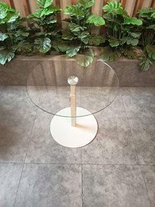 Modern <b>Adjustable</b>-Height Suspension Coffee <b>Table</b> Sleek Metal Frame Tempered Glass Top 1 Year Warranty Designed for Contemporary - Product Image 4