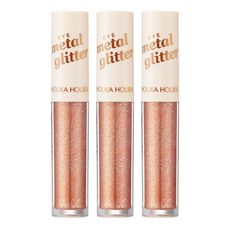 Holika Holika 01 Stellar Dust Eye Metal Glitter 3 pz. Liquido Scontato per Trucco Occhi - Product Image 1