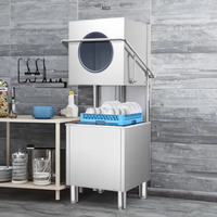 Lave-vaisselle industriel commercial en acier inoxydable 304, entièrement automatique, intelligent, à ouverture par levage, type capot