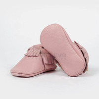 RELEVO INDUSTRIES Chaussures pour bébé premiers pas, dessus en cuir, semelle souple et flexible en cuir véritable, antidérapante, confortable, en coton