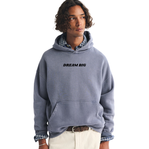 Sweat-shirt à col zippé bleu délavé personnalisé pour homme, streetwear premium, fabricant de vêtements à marque privée, fournisseur en gros - Product Image 6