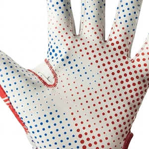 High Quality American football gloves created for linemen ensuring <b>grip</b> <b>control</b> toughness and palm padding for protection - Product Image 4