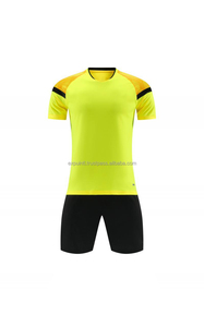 Traje de entrenamiento de fútbol de manga corta personalizable al por mayor nueva ropa de fútbol - Product Image 4