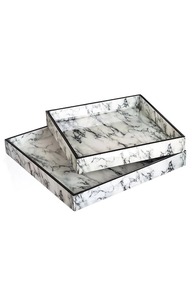 Best 2 Piece Set MDF Board Food Serving Tray Enamel <b>Sticker</b> Print Tray High Quality Home and <b>kitchen</b> Used by Perfect Enterprises - Product Image 2