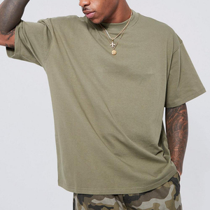 Nouveaux T-shirts pour hommes coupe droite à col contrastant, anti-boulochage, séchage rapide, 250g, en jersey 100% coton épais, motif - Product Image 6