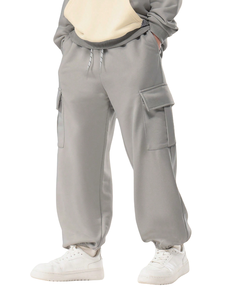 Sweatshirts pour enfants, ensembles de sweats à capuche à manches longues, ensembles décontractés de deux pièces de couleur unie, 100% coton respirant, costumes pour jeunes - Product Image 5