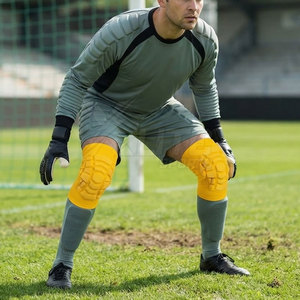Genouillères de gardien de but de football en mousse EVA, protection professionnelle, antidérapantes, respirantes, légères et sécurisées pour les joueurs - Product Image 5