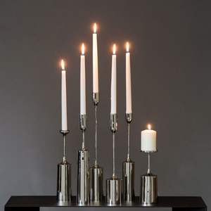 Candelabro de Latón Vintage, Portavelas de Latón con Brillo Clásico, Candelabro de Latón Estilo Maharaja, Portavelas de Latón Antiguo - Product Image 1