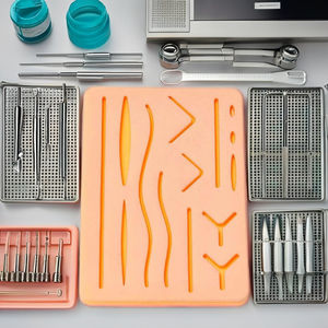 Almohadilla de sutura médica de emergencia Simulación de piel de alta calidad para practicar habilidades de sutura en almohadilla de sutura realista - Product Image 6