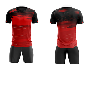 เสื้อฟุตบอลสั่งทำขายส่ง แห้งเร็ว ราคาถูก สีดำและสีน้ำเงิน คุณภาพสูง - Product Image 1