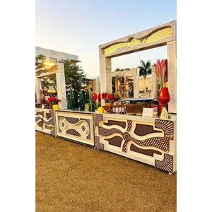 Comptoir de présentation des plats pour la réception de mariage - Product Image 1