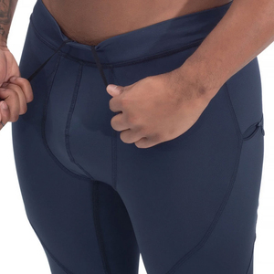 <b>Men's</b> Full Length <b>Compression</b> Leggings Spandex Nylon Gym Workout Drawstring <b>Tight</b> Fitness Wear Base Layer Pants <b>Men</b> Yoga Legging - Product Image 5