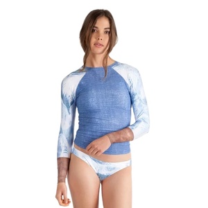 Rashguard 2021-2022-2023ร้อนที่กำหนดเองพิมพ์ผู้หญิงแขนยาวยามผื่นได้รับความนิยมเต็มโลกกว้างตลาดหลักของสหรัฐอเมริกา - Product Image 1