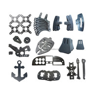 Pièces en fibre de carbone personnalisées et feuille de fibre de carbone Service d'usinage CNC pour Sim Racing Volant/RC Car Châssis Road Simulator