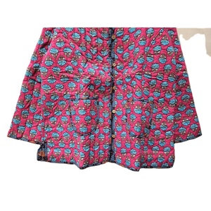 Chaqueta acolchada de algodón de estilo bohemio Vintage hecha a mano para mujer invierno suave ajuste cómodo transpirable estampado rayas botón - Product Image 5