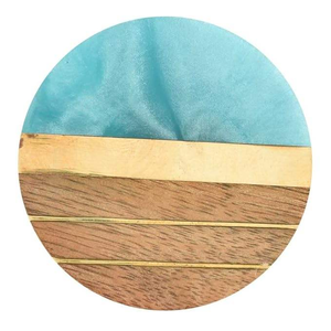 Handcrafted Resin Wood Door <b>Knob</b> with Decoupage Technique Customized Shape Model Pattern Durable Eco-Friendly Home Decor - Product Image 6