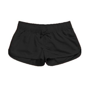 Pantalones cortos de mujer de cintura alta, holgados, de corte recto, informales de verano, de tela ligera y suave, pantalones cortos de moda para el día a día - Product Image 4