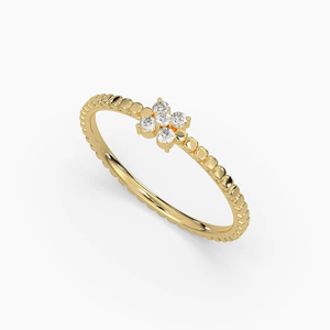Anillo Solitario Minimalista de Oro de 14 Quilates con Diamante Cultivado en Laboratorio Certificado por IGI, Joyería Clásica para Compromiso, Aniversario o Fiesta, Regalo para Mujer - Product Image 1
