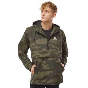 Chaqueta Anorak con Capucha para Hombre, Resistente al Agua, Cortavientos, para Deportes al Aire Libre, Senderismo, Viajes, Protección contra la Lluvia - Product Image 1