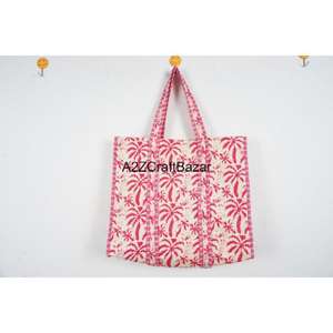 Bolso Tote de Algodón a Rayas Vintage de Lujo de Alta Gama para Mujer, con Asa Larga, Ideal para Viajes de Verano, Playa, Almacenamiento y Exhibición - Product Image 2