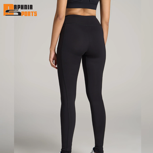 Leggings de Yoga Suaves como la Mantequilla para Mujer, Cintura Alta, Pantalones de Yoga Deportivos de Nailon, Fabricante OEM de Leggings para Gimnasio y Fitness - Product Image 5