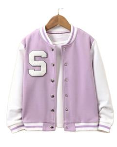 Venta al por mayor 2025 nueva llegada logotipo personalizado Premium clásico botón chaqueta Vintage béisbol Varsity chaqueta para hombres lienzo bordado - Product Image 2