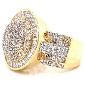 Hot Selling VVS Moissanite 925 Sterling Silver Cut <b>Ring</b> Yellow Gold Plated Engagement Gift <b>Men</b> Women Diamond Test Passes Fine - Product Image 2