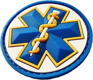 Parche de PVC con gancho y bucle, diseño de encaje con forma de corazón y flor, para mochilas, logotipo personalizado, insignia de PVC suave para bolsos - Product Image 1