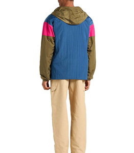 Veste coupe-vent légère et imperméable à capuche pour homme, idéale pour la course à pied, en nylon de qualité supérieure, avec logo frontal, pour l'hiver. - Product Image 2