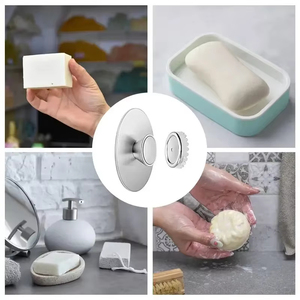Support mural magnétique pour savon en acier inoxydable avec aimant, distributeur de savon, porte-savon, nouveau design - Product Image 5