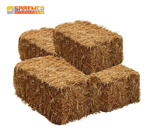 ก้อนฟางฟางตากแดดจากข้าวสาลีธรรมชาติคุณภาพระดับหนึ่ง, อุดมไปด้วยโปรตีนสำหรับวัวม้าอูฐแกะ - Product Image 1