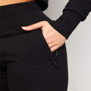 Sudadera Corta Ajustada de Alta Calidad para Mujer, Color Gris, Talla XL, Estilo Casual para Verano e Invierno, Algodón - Product Image 6