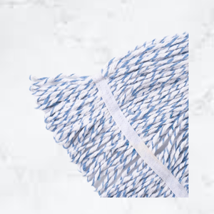 KSR Premium Blue&White Quick Dry <b>Mop</b> High-Quality Reusable Design with Efficient 4 Side Wringing System & Durable 2" White Band - Product Image 3