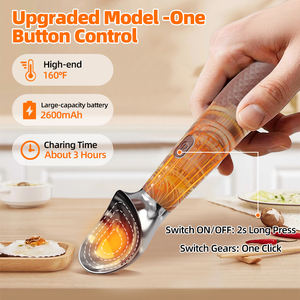 Cuchara Eléctrica para Helado con Temperatura Ajustable 120 ° F 140 ° F 160 ° Batería F de Larga Duración de 2600 mAh - Product Image 2