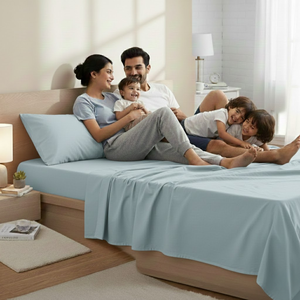 Juego de sábanas dobles de microfibra azul hielo premium con fundas de almohada |   Ropa de Cama Premium Estilo Hotel |   Suave y Transpirable |   2026 - Product Image 2