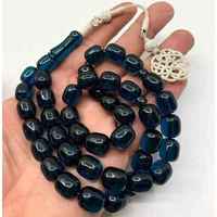 Tasbih Doa Bulat Plastik Buatan Tangan dengan Permukaan Halus untuk Ramadan