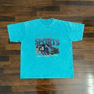 T-shirts Stone Wash personnalisés avec logo sérigraphié, vente en gros, streetwear, haute qualité, respirants, coupe ample - Product Image 2