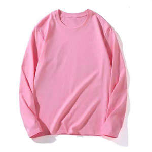 Wholesale Vintage Jersey 300 GSM <b>Long</b> Sleeve Sport <b>T</b>-<b>shirt</b> <b>Men</b> Unisex Gym Dry Comfortable Casual Front 100% Cotton Breathable - Product Image 4