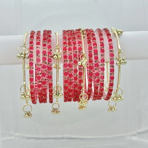 Luxury Style <b>Silver</b> Plated Glass Fashion <b>Bangles</b> Women Stylish Trendy Stackable Eco-Friendly Customizable Modern Ladies Wrist - Product Image 4