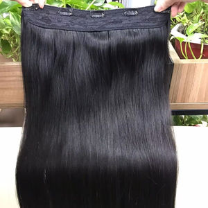 Clip d'extension de cheveux humains vierges vietnamiens de haute qualité alignés sur les cuticules 100 g/set prix usine - Product Image 1