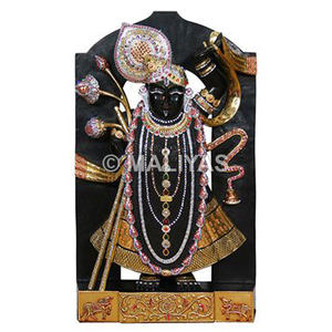 ผู้ผลิตพระพุทธรูปชรินัตธจิหินอ่อนที่สวยงาม |   พระพุทธรูปชรินัตธจิหินอ่อนทำมือ - มาลียาส - Product Image 1