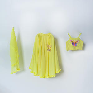 Ensemble de lehenga choli pour filles élégantes, pour enfants de 6 à 9 ans, vêtements traditionnels indiens pour les festivals, disponible au prix de gros - Product Image 2