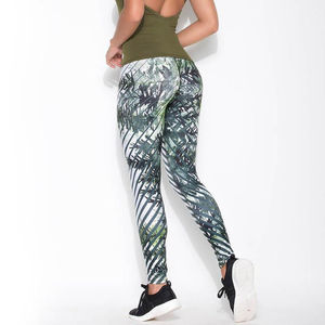 <b>Women's</b> High Waisted Full Length <b>Leggings</b> Solid <b>Navy</b> Basic Stretch Athletic Pants - Product Image 6