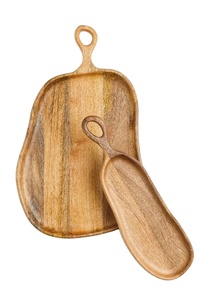 Plateau de service en bois de manguier neuf - Product Image 2