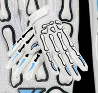 ALHUSAYNAPPAREL Gants de football les plus vendus pour les wide receivers américains, avec renforts injectés, fermeture auto-agrippante, en polyester