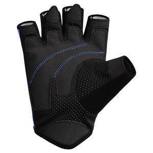 Mens Customized Shockproof Non Slip Grip Hand Grips Waterproof Gym Fingerless Gloves Buckle Closure for Unisex Use Gym Fitness - Product Image 2