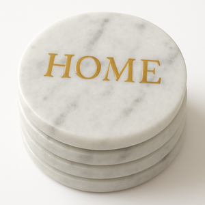 Posavasos de Mármol Premium para el Hogar, Elegantes y Personalizables, para Sala de Estar, Comedor y Bodas, en Venta - Product Image 1